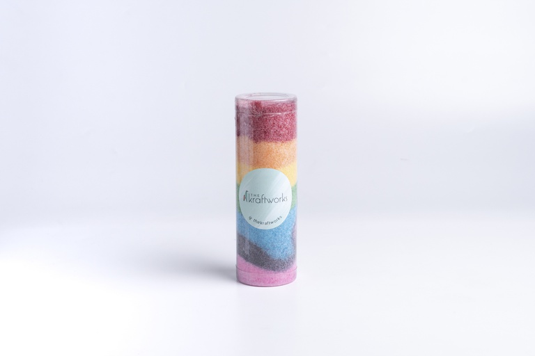 Rainbow salt