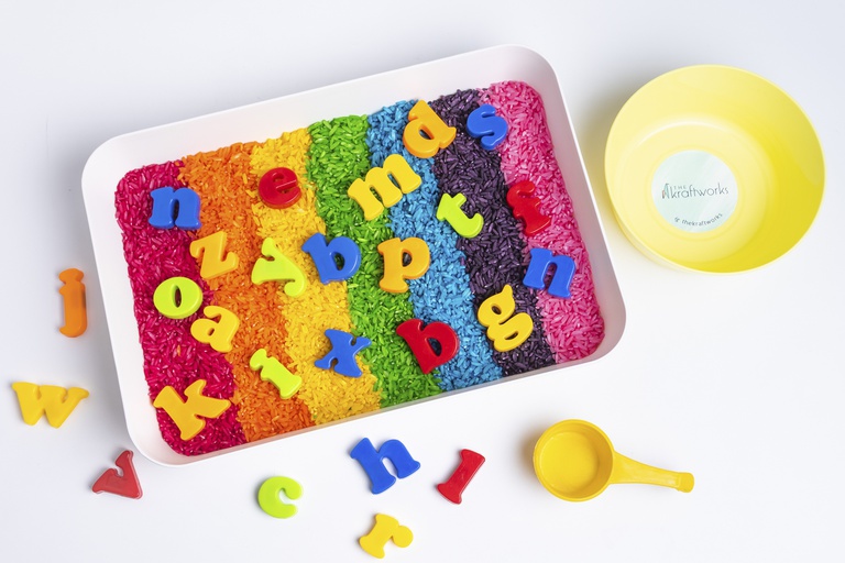 Rainbow alphabet